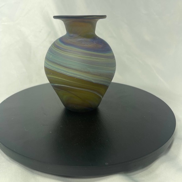 VTG Pheonitian  blown glass vase - Picture 6 of 10